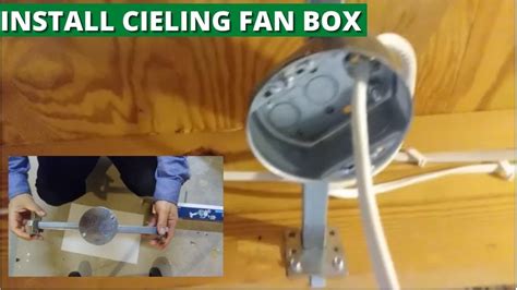 connecting upper mounting bracket fan without outlet box|mount ceiling fan without electrical box.